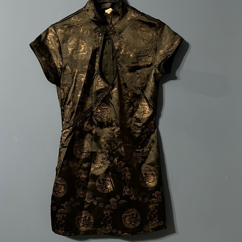 Fredericks of Hollywood Asian inspired mini dress